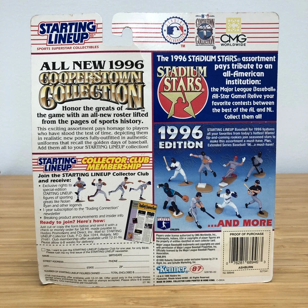 Starting Lineup Richie Ashburn Figure Red 1996 Cooperstown Phillies